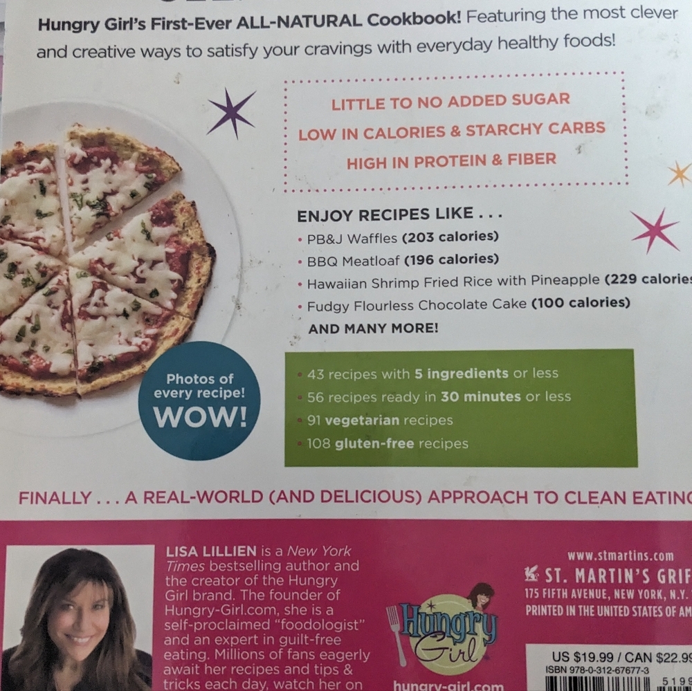 Clean and Hungry Cook book - Picture 2 of 2